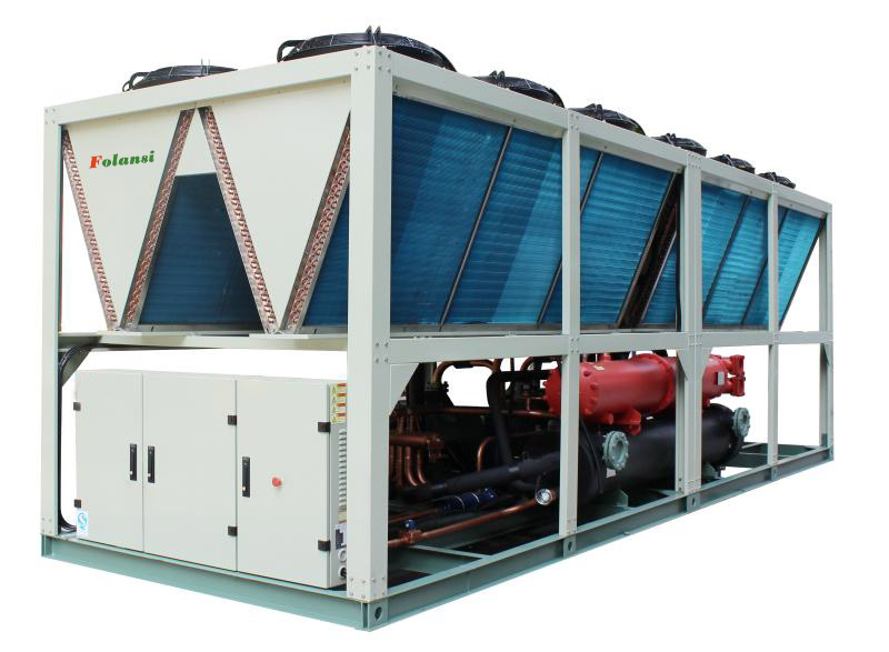 China Manufacturer 200rt And 400 Ton Industrial Energy Saving Screw Air Cooled Chillers 